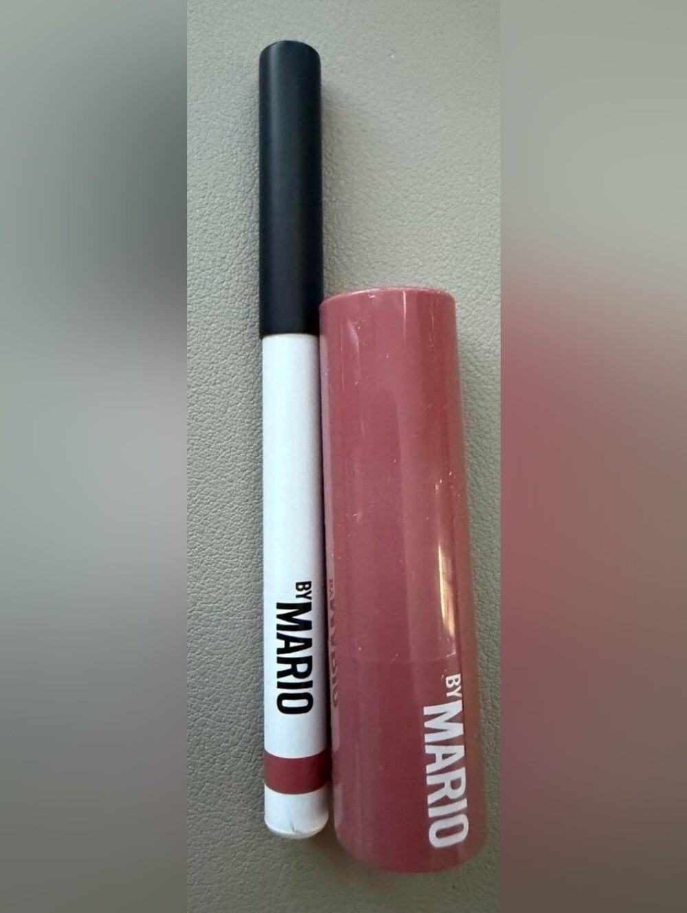 Makeup By Mario Lipstick & Liner Duo - Rosewood Glow Lip And Mauve Lip Liner